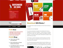 Tablet Screenshot of download3dsroms.com